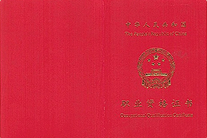 人社部职业资格证书